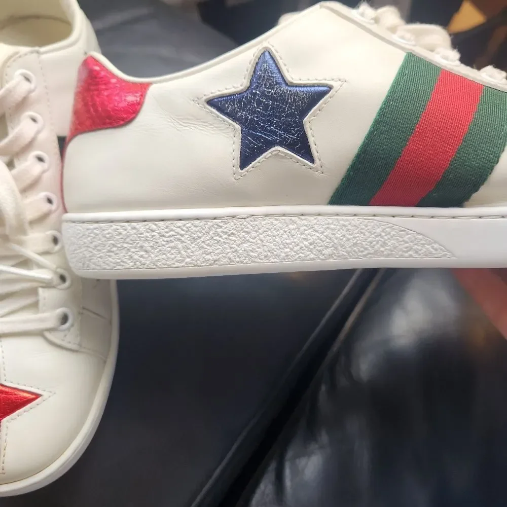 Gucci Ace sneakers size 8 in EUC - Picture 4 of 12